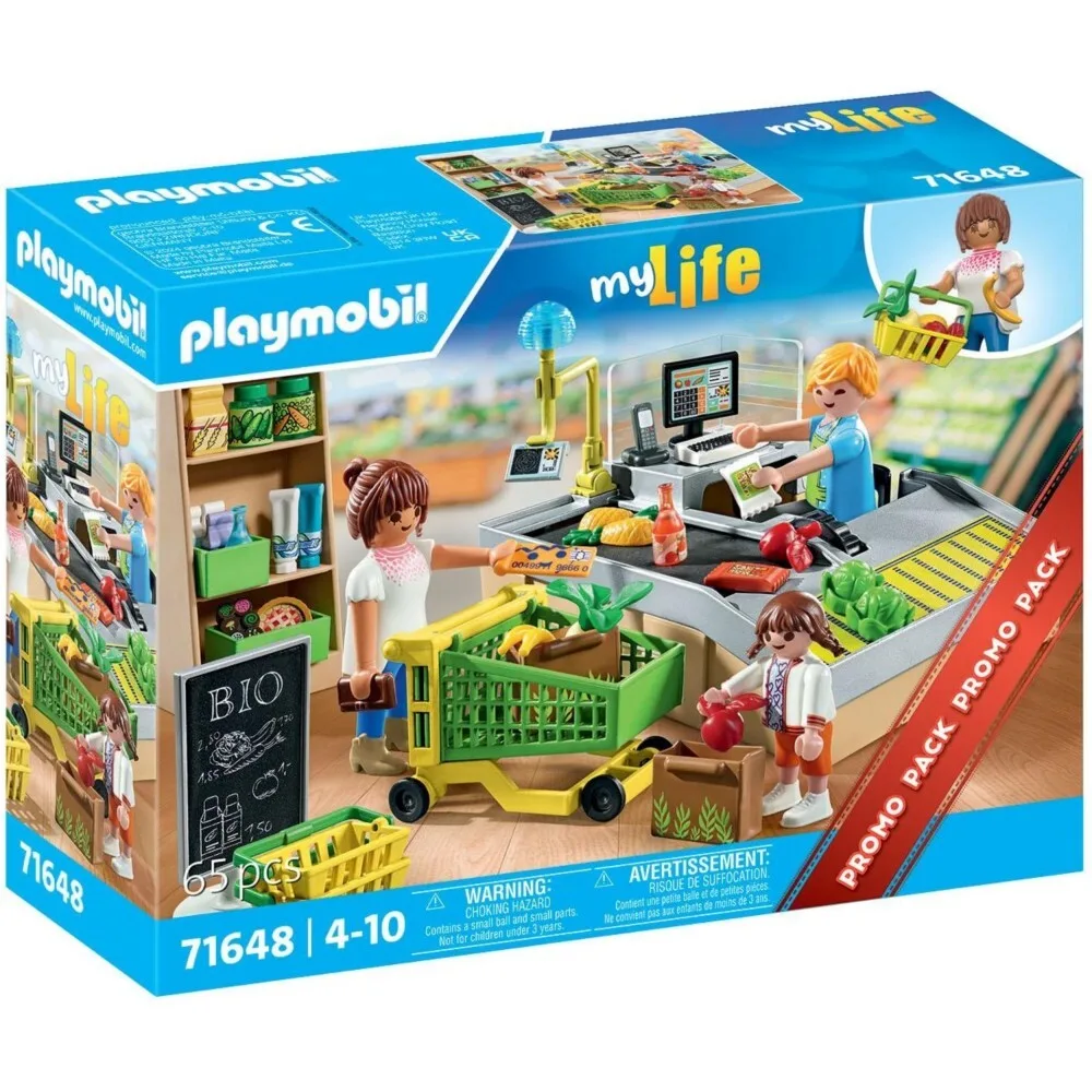 Playmobil 71648 my Life Экологичный супермаркет 65 деталей