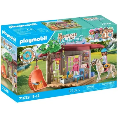 Playmobil Horses 71638 of Waterfall Клуб любителей лошадей 63 детали