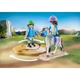 Playmobil Horses 71637 of Waterfall Современная манежная арена 67 деталей — фото 4