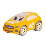 Dickie ABC - Желтый автомобиль Мерседес 11 см Cozy Friends toddler vehicle 4111013 / артикул 4111013 B / GTIN 4006333088919 — фото 2
