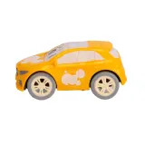 Dickie ABC - Желтый автомобиль Мерседес 11 см Cozy Friends toddler vehicle 4111013 / артикул 4111013 B / GTIN 4006333088919 — фото 5