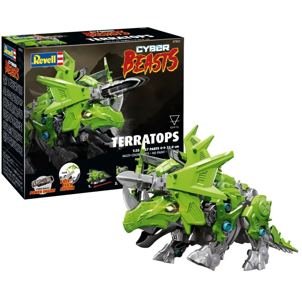 Сборная модель робота Revell CyberBeasts TerraTops 07852 67 деталей для детей от 8 лет