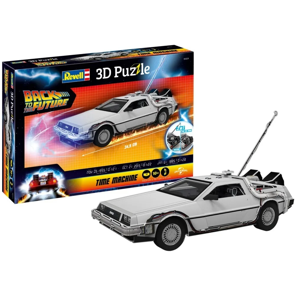 Пазл 3D Revell DeLorean 00221 Машина времени Назад в будущее 157 элементов 00221