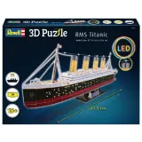 Revell - 3D пазл RMS Titanic LED Edition 266 элементов. 00154 / артикул 00154 / GTIN 4009803001548 — фото 2