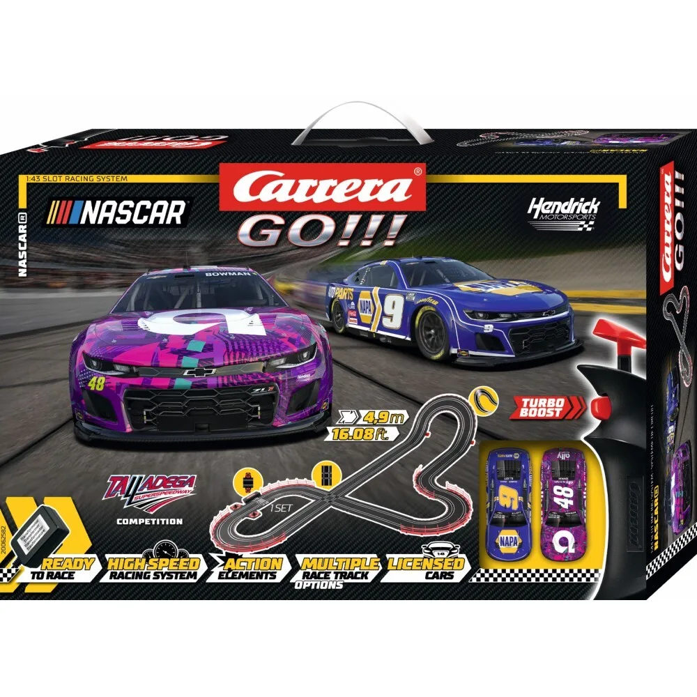 Гоночный трек Carrera Nascar Racing 62582 4.9 м с 2 машинками 62582