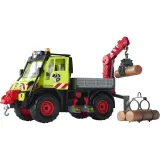 Dickie City - Большой лесовоз UNIMOG U530 Mercedes-Benz 45 см свет и звук 3749032 / артикул 3749032 / GTIN 4006333076671 — фото 4