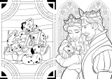 Раскраска по номерам 300 coloriages Disney - Volume 2, 320 стр. — фото 7