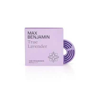 Max Benjamin Наполнитель для автомобильного освежителя воздуха True Lavender.