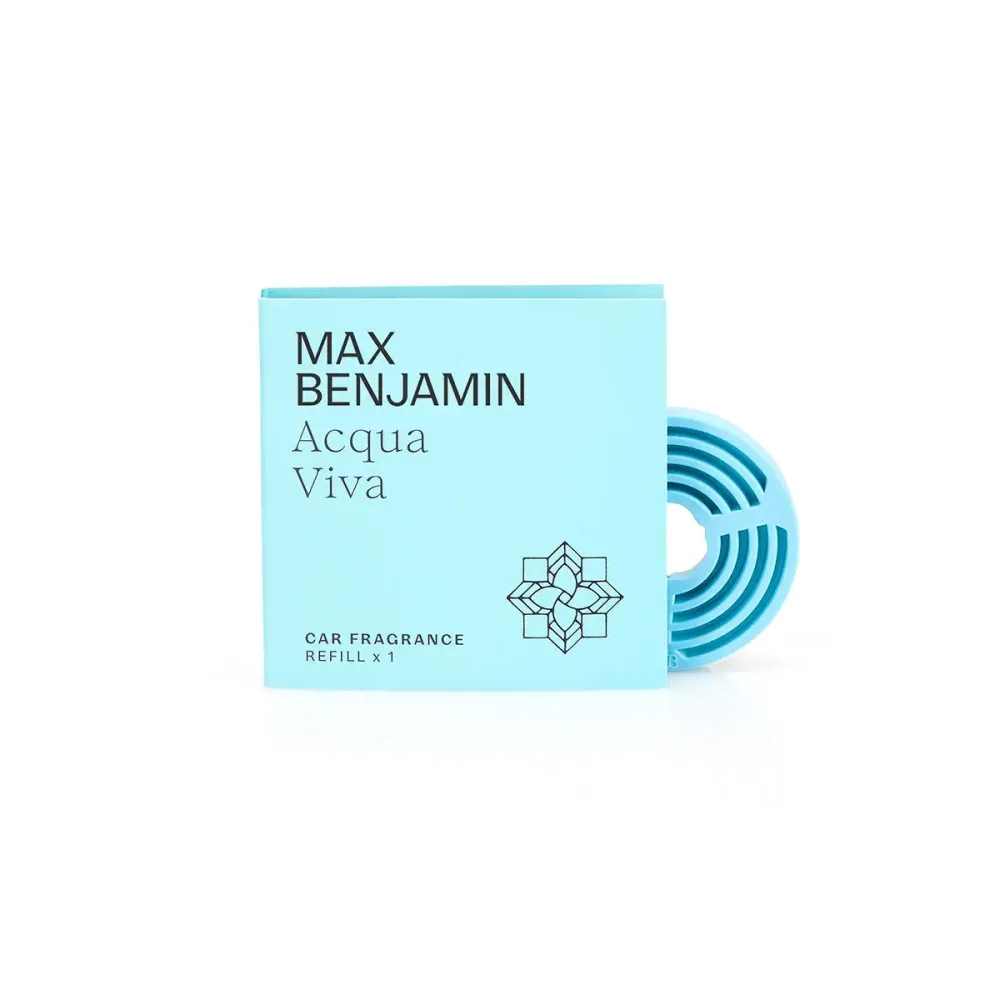 Max Benjamin Заправка для автомобильного освежителя воздуха Acqua Viva.