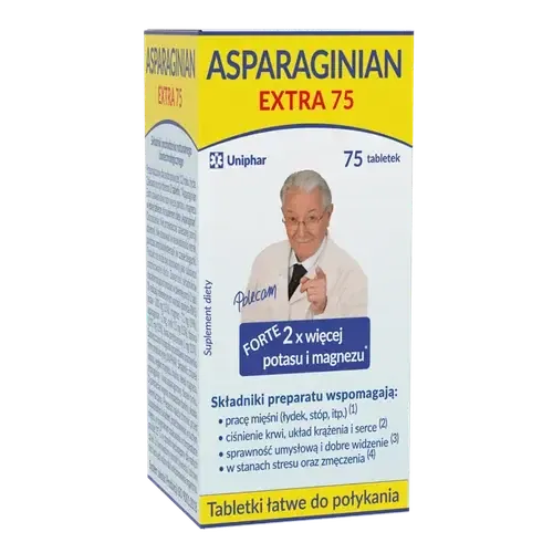 Аспарагинат Экстра - 75 таблеток