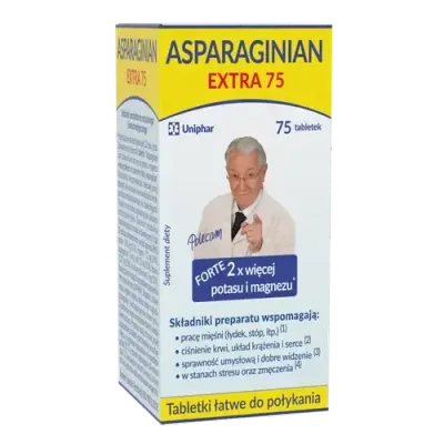 Аспарагинат Экстра - 75 таблеток
