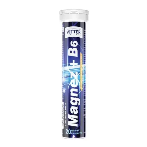 Vitter Blue Magnesium + B6 - 20 шипучих таблеток