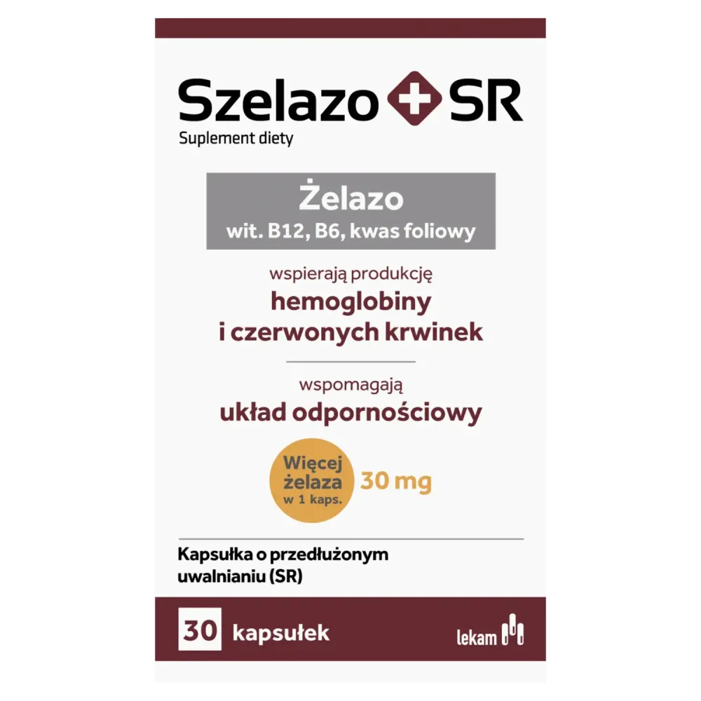 Железо+SR - 30 капсул с пролонгированным высвобождением