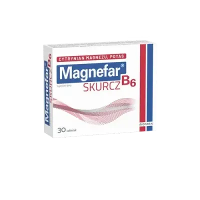 Magnefar B6 Skurcz - 30 таблеток в пленочной оболочке