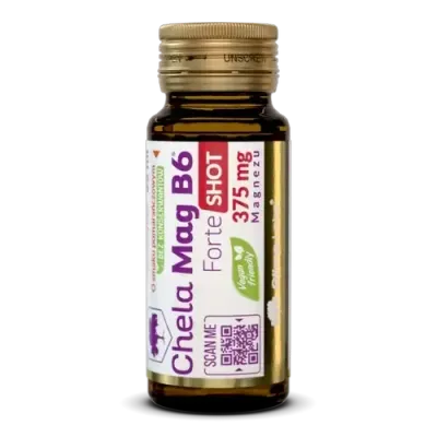 Olimp Chela Mag B6 Forte Shot - Сок, со вкусом апельсина, стеклянная ампула, 25 мл