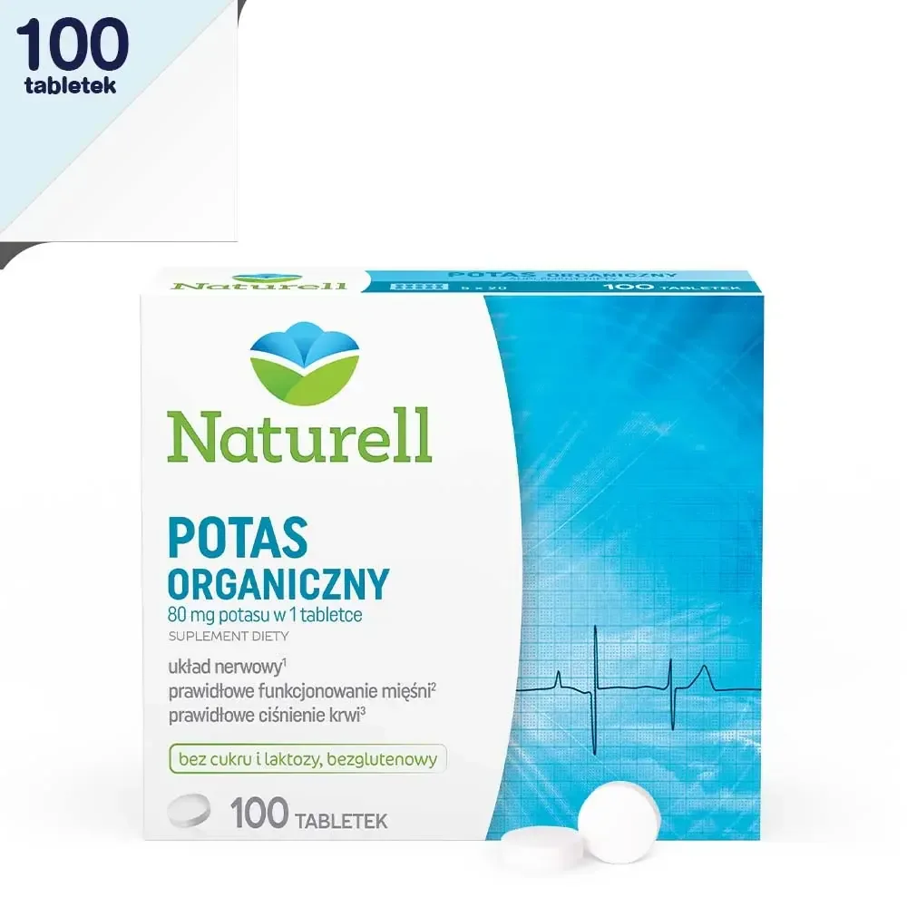 Naturell Organic Potassium - 100 таблеток