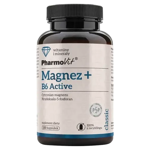 Pharmovit Магний + B6 Актив - 120 капсул