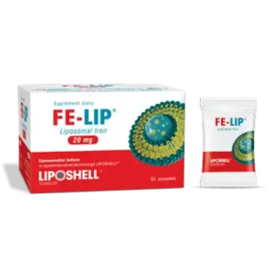 Диетическая добавка Fe-Lip Липосомальное железо 20 мг, 30 пакетиков