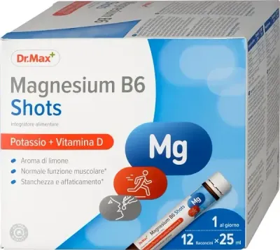 Магний B6 Shot Dr. Max - 12 флаконов x 25 мл