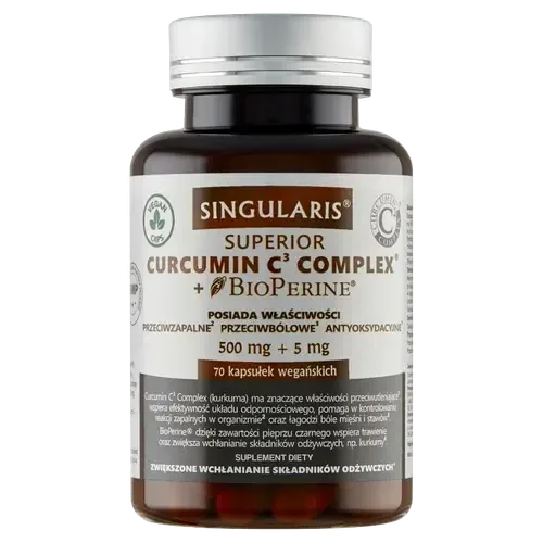 Singularis Superior Curcumin C3 Complex + Bioperine - 70 капсул
