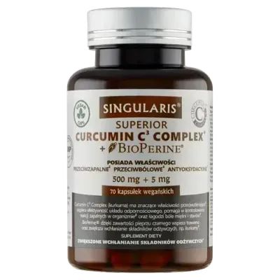Singularis Superior Curcumin C3 Complex + Bioperine - 70 капсул