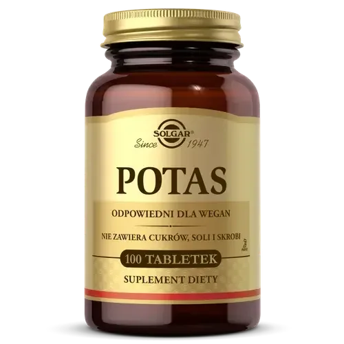 Диетическая добавка Solgar Potassium, 100 таблеток