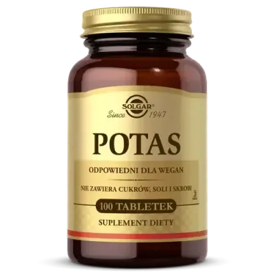 Диетическая добавка Solgar Potassium, 100 таблеток