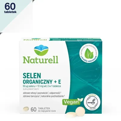 Naturell Органический селен с витамином Е - 60 сосательных таблеток