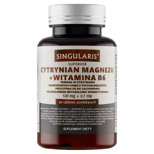 Singularis Superior Цитрат магния + витамин B6 - 60 таблеток