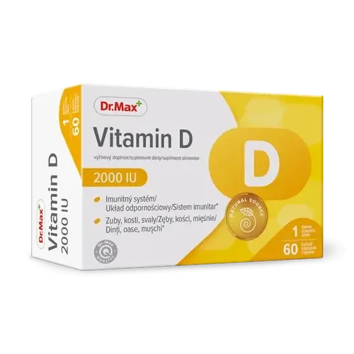 Витамин D 2000 МЕ Dr.Max - 60 капсул