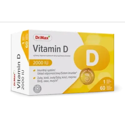 Витамин D 2000 МЕ Dr.Max - 60 капсул