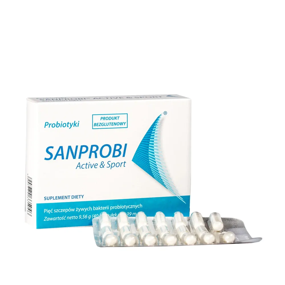 Диетическая добавка Sanprobi Activ&Sport, 40 капсул