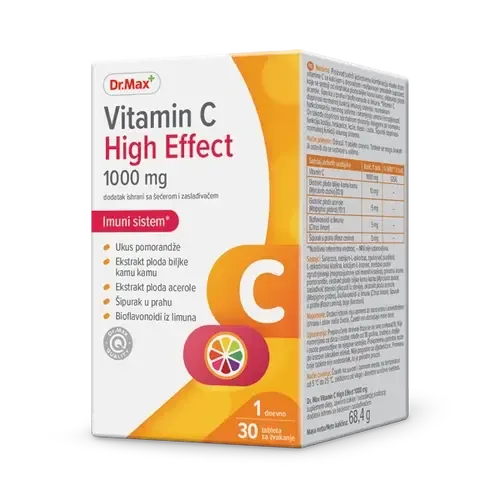 Витамин C High Effect 1000 мг Dr. Max - 30 таблеток