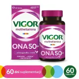 Мультивитаминная пищевая добавка Vigor Multivitamin ONA 50+, 60 таблеток — фото 3