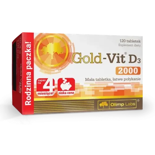 Диетическая добавка Olimp Gold-Vit D3 2000, 120 таблеток