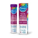 Plusssz 100% Мультивитамины + Женьшень - 20 шипучих таблеток — фото 1