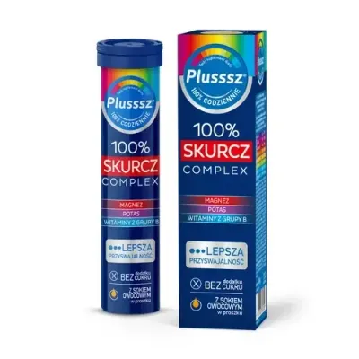 Комплекс Plusssz 100% Skurcz - 20 шипучих таблеток