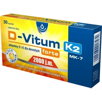 D-Vitum Forte 2000 K2 - 30 капсул