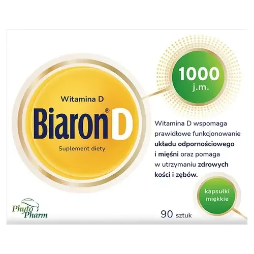 Биарон D 1000 - 90 мягких капсул