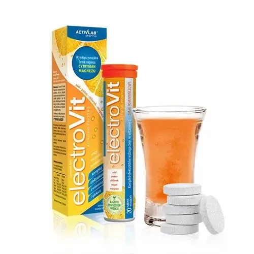 Activlab Pharma ElectroVit - 20 шипучих таблеток с апельсиновым вкусом