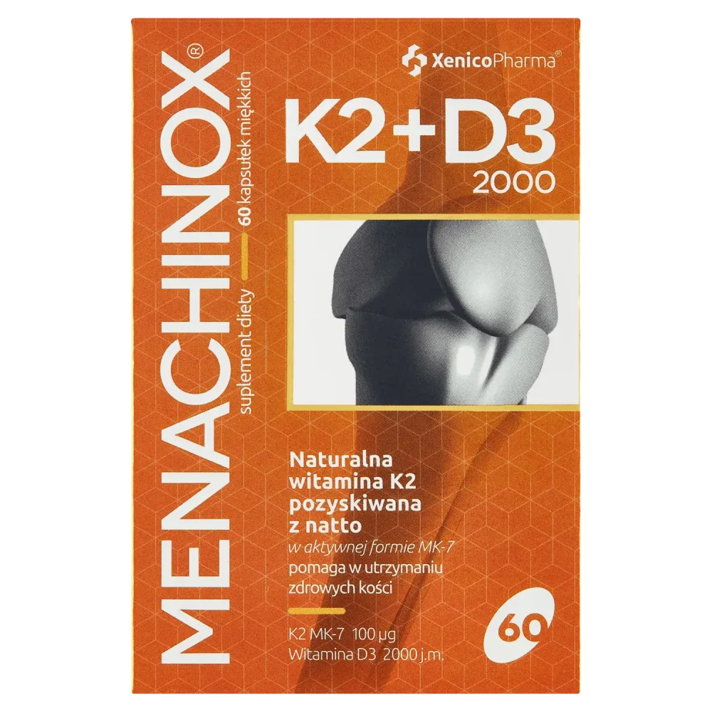 Диетическая добавка Menachinox K2+D3, мягкие капсулы, 60 шт.