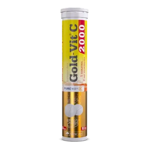 Диетическая добавка Olimp Gold-Vit C 2000, апельсиновый вкус, 20 шипучих таблеток