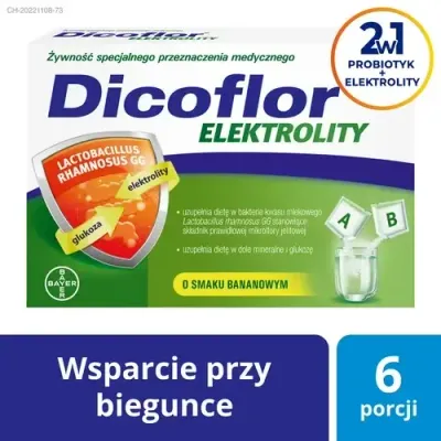 Дикофлор Электролити - порошок, 12 пакетиков (6 порций)