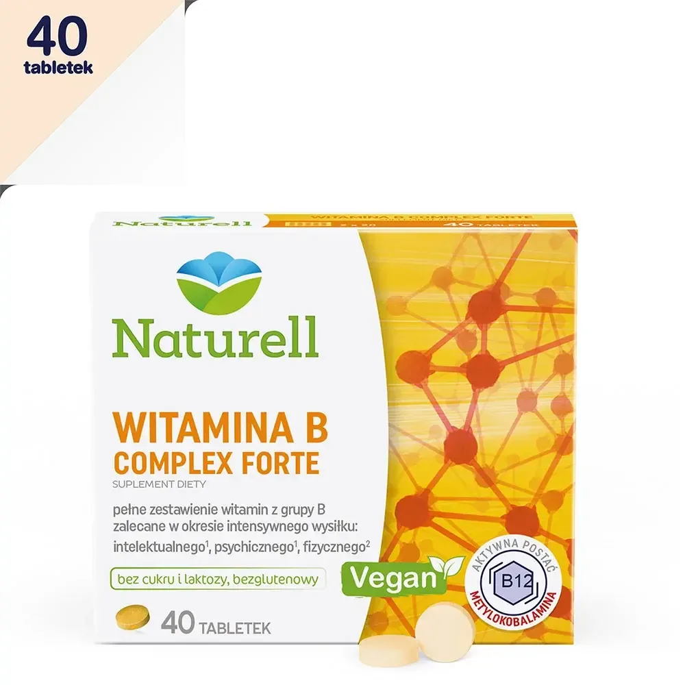 Диетическая добавка Naturell Vitamin B Complex Forte, 40 таблеток