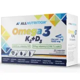 Allnutrition Omega 3 K2+D3 - 30 капсул — фото 1