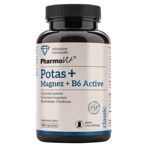 Pharmovit Калий + Магний + B6 - 120 капсул