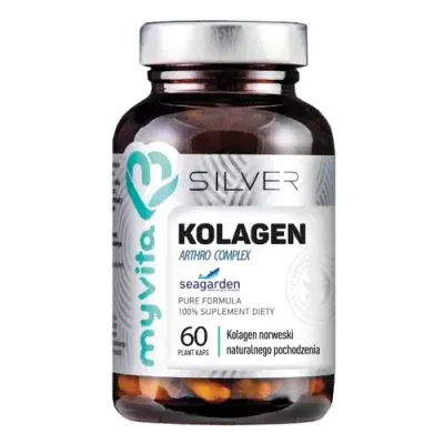 MyVita Silver Collagen Arthro - натуральный норвежский коллаген, 60 капсул