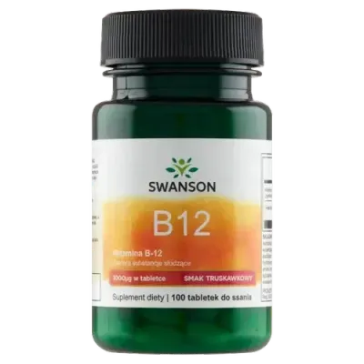 Swanson Vitamin B12 Lozenges - 100 таблеток