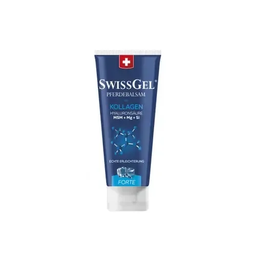 SwissGel Forte - охлаждающая мазь для лошадей с морским коллагеном, 200 мл