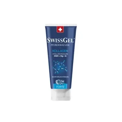 SwissGel Forte - охлаждающая мазь для лошадей с морским коллагеном, 200 мл
